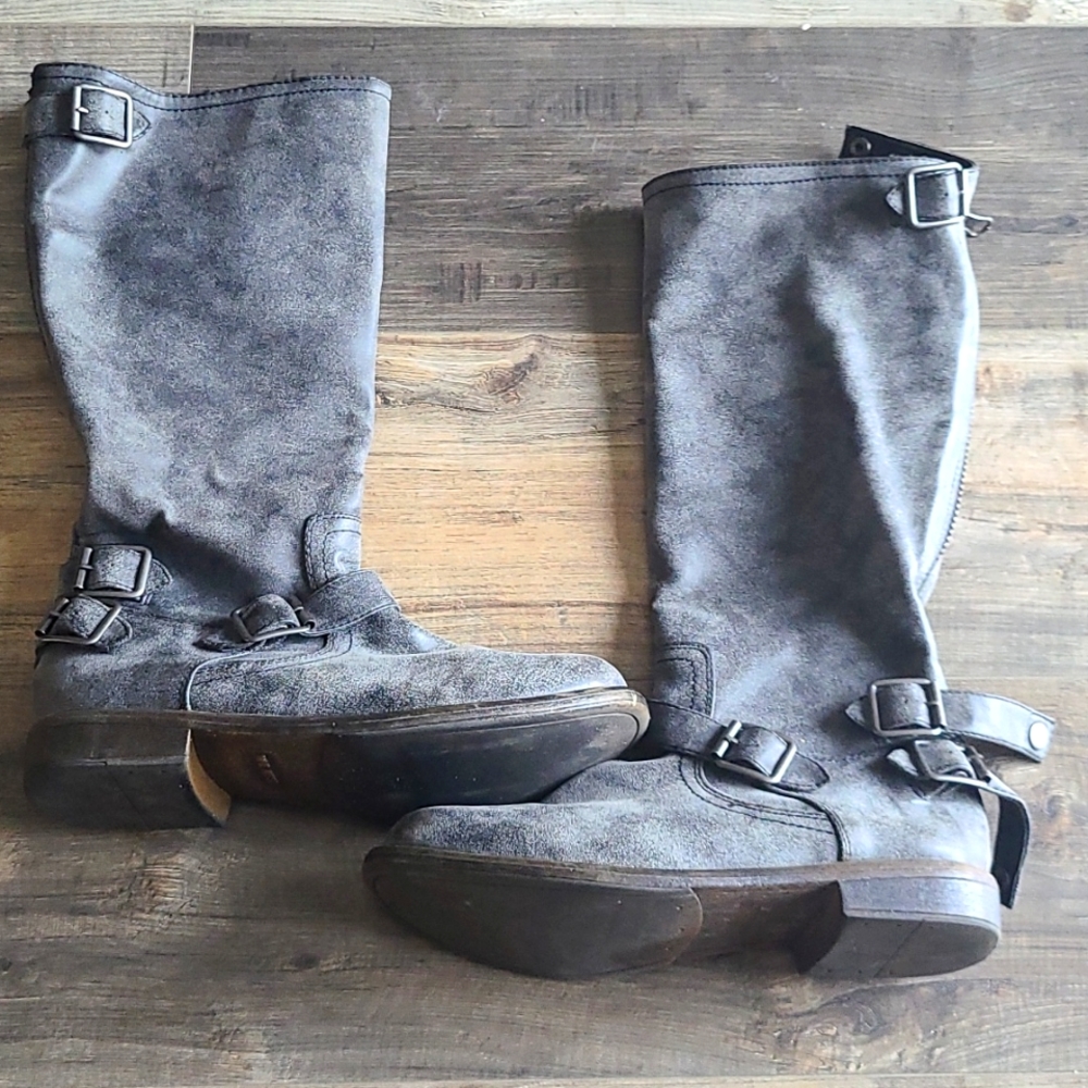 Vintage Calf Height Riding Boots